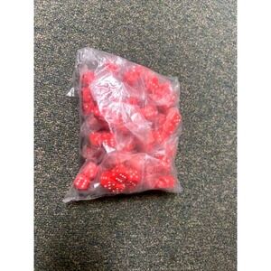 20 Sets Of 5 Dice Rounded Red New Math Manipulatives‎ Homeschool Operations